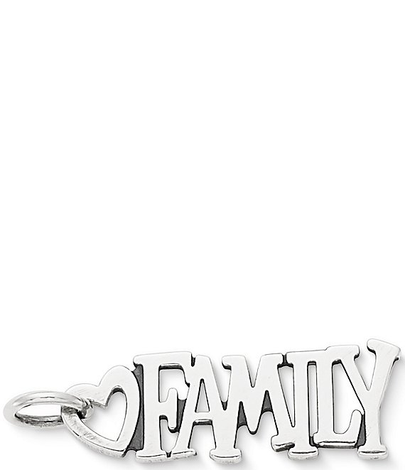 Color:Sterling Silver - Image 1 - #double;Family#double; Charm