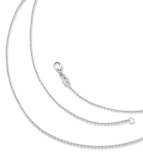 Buy Cable Chain Simple Necklaces for Women, Thin Gold Necklace Silver or  Rose, Dainty Necklace, Long Necklace, Gold Chain the Silver Wren Online in  India - Etsy