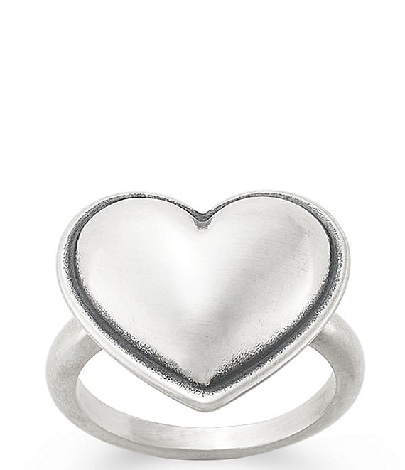 James outlet Avery Fearless Heart Ring size 9.5