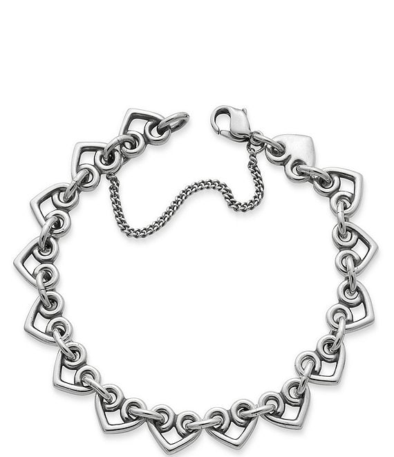 James Avery Heart Link Charm Bracelet | Dillard's