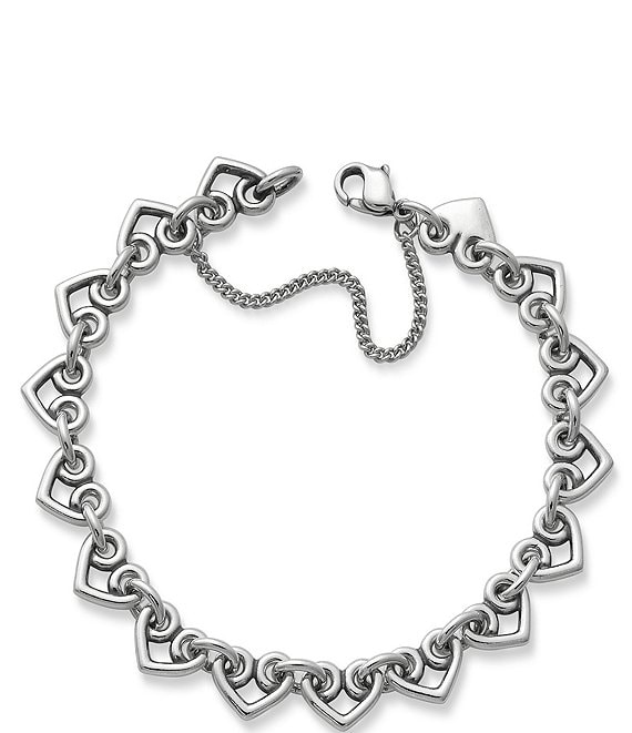 James Avery Heart Link Charm Bracelet | Dillard's