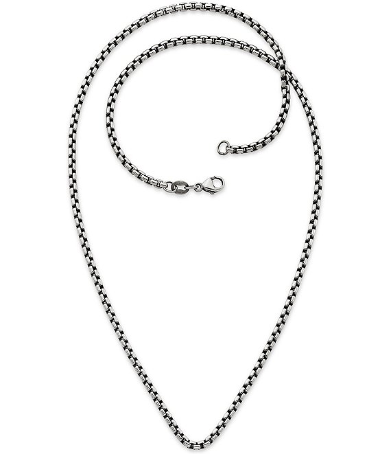James Avery Sterling Silver Heavy Box Chain Necklace