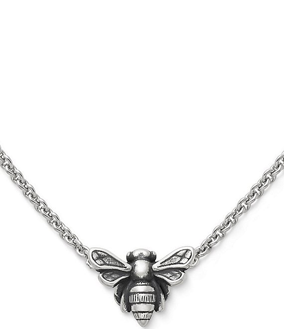 Sterling Silver Polished Bee Necklace - Affordable Jewellery - Martha  Jackson