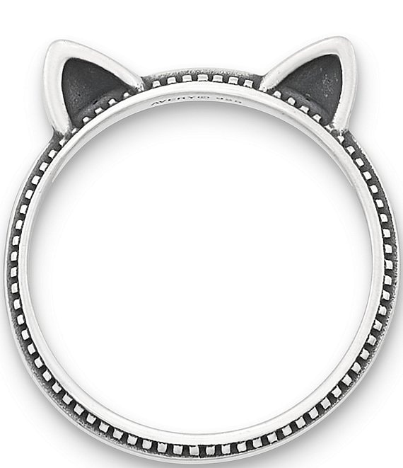 Color:Sterling Silver - Image 1 - Kitten Ears Ring