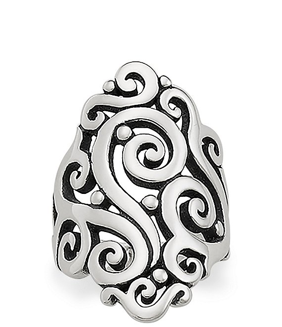 James Avery Sterling Silver Long Sorrento Ring