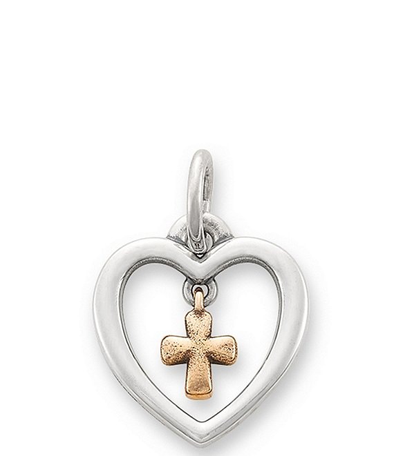 James Avery Love and Faith Heart Dangle Charm