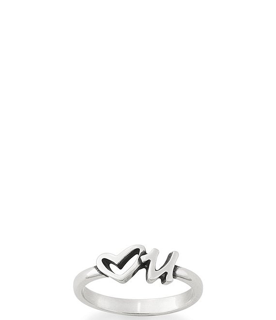 James Avery Heart Love U Ring