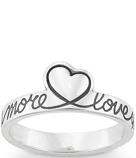 Color:Sterling Silver - Image 1 - Love You More Ring