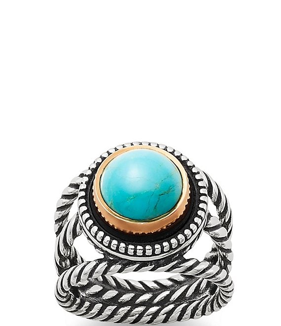 Iron Maiden Turquoise ring size 8 – Silver Saints Co