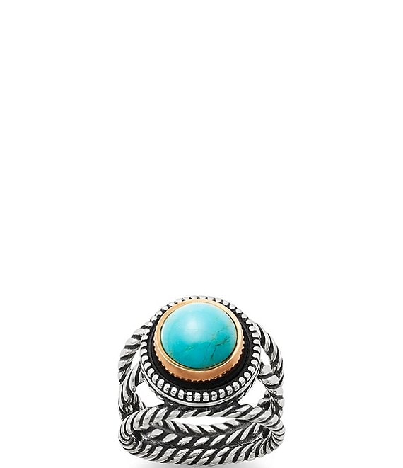 James Avery Marjan Sterling Silver Turquoise Ring