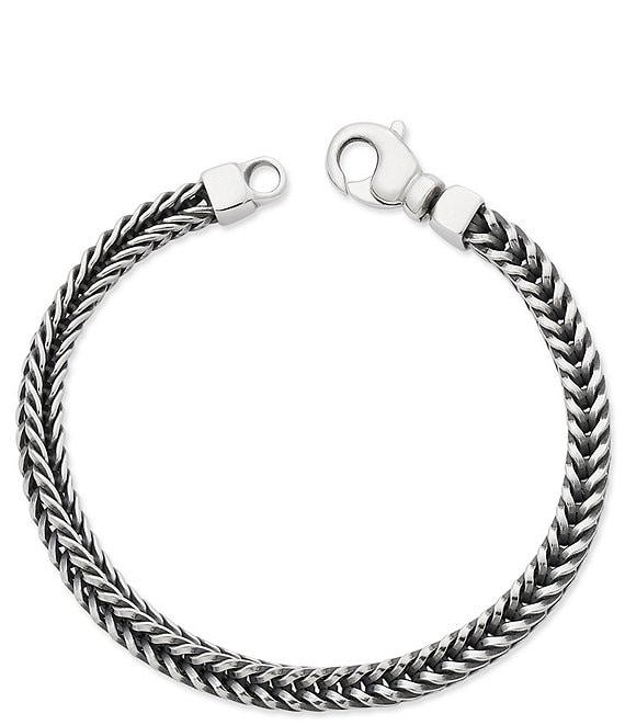 James Avery Men's Square Foxtail Bracelet