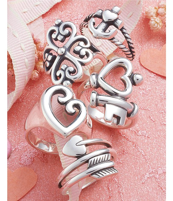 James Avery Sterling Silver Mother's Love Heart Ring | Dillard's
