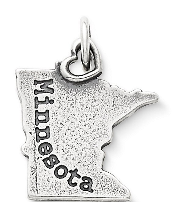 Color:Sterling Silver - Image 1 - My Minnesota State Charm