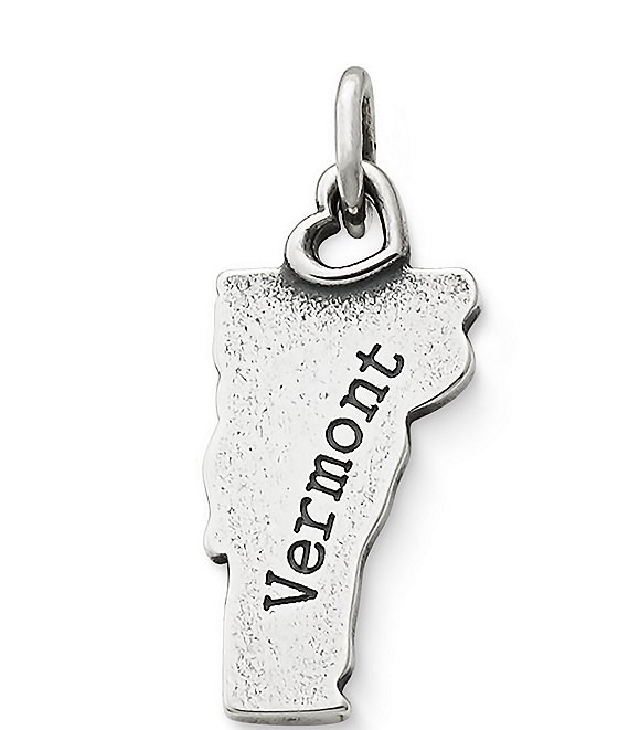 Color:Sterling Silver - Image 1 - My Vermont State Charm
