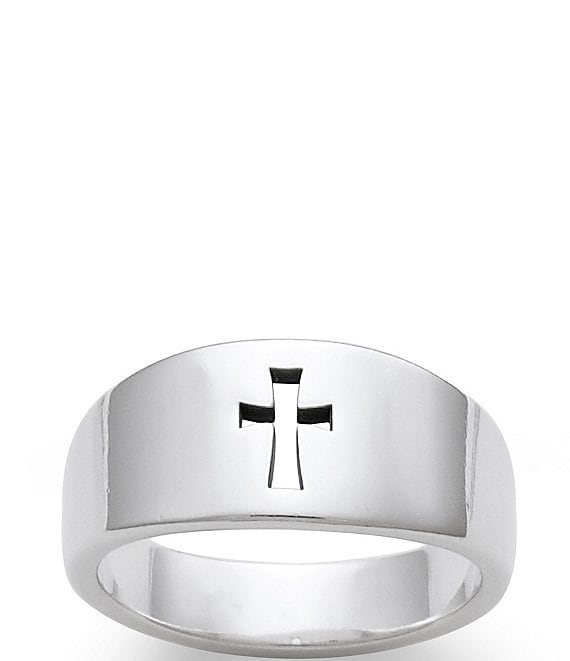James Avery Sterling Silver Scroll Cross Ring | CoolSprings Galleria