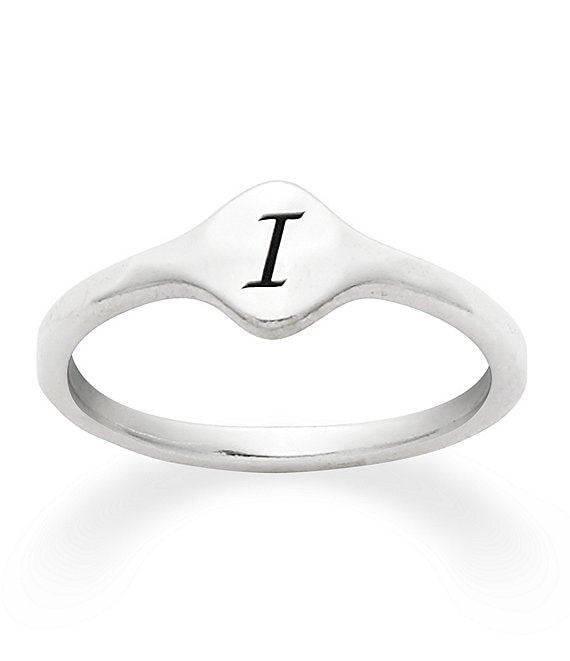 James Avery Petite Signet Initial Ring | Dillard's