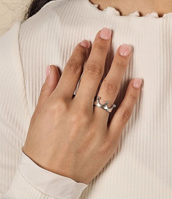 James Avery Sterling Silver Princess Crown Novelty Ring | Dillard's
