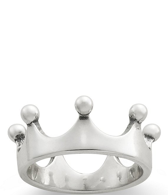 crown ring silver