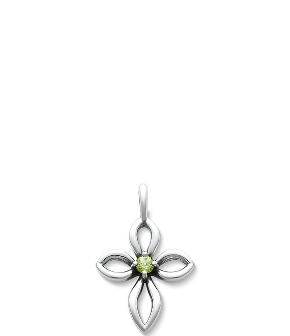 James Avery Remembrance Cross Birthstone Charm