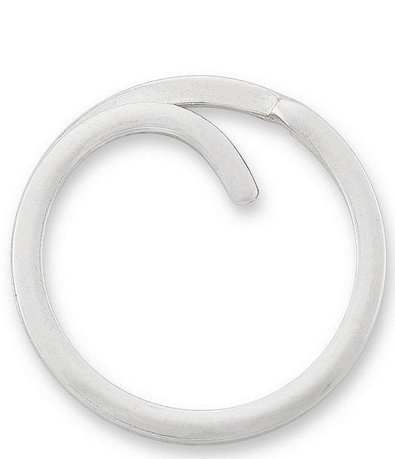 James Avery Round Swirl Key Ring
