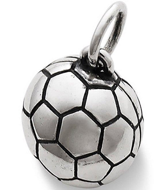 A. James Avery James Avery Sterling Silver Soccer Ball Charm 
