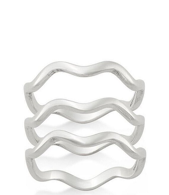 James Avery Squiggle Ring Set
