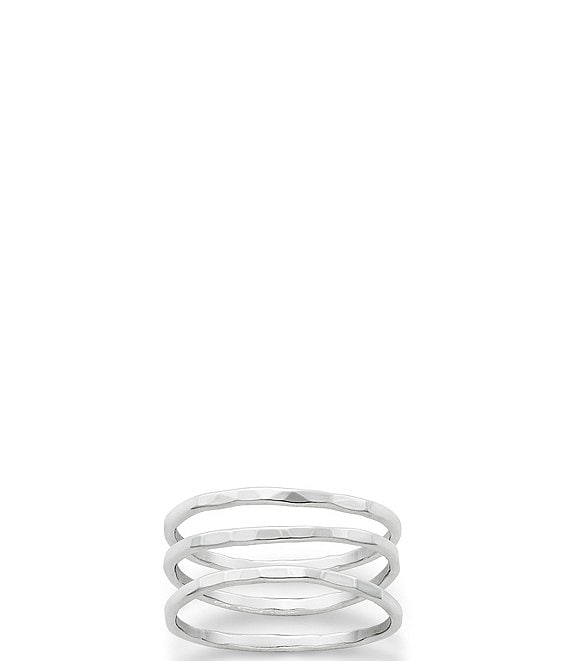 James Avery Sterling SIlver Delicate Forged Rings
