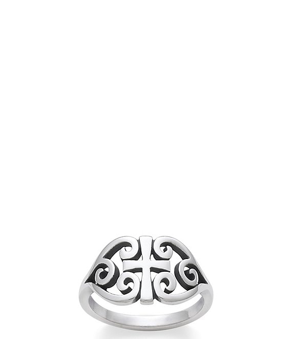 James Avery Sterling Silver Scroll Cross Ring