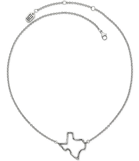 Color:Silver - Image 1 - Texas Adjustable Necklace