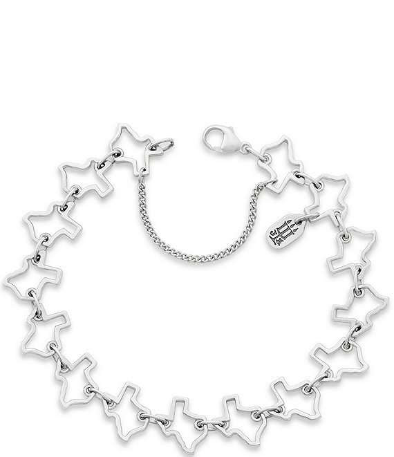 Silver Multiple Tone Charm Bracelet with Jarkan Work - Jewel Cosmos