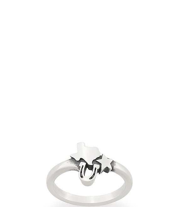 James Avery Texas Trio Band Ring