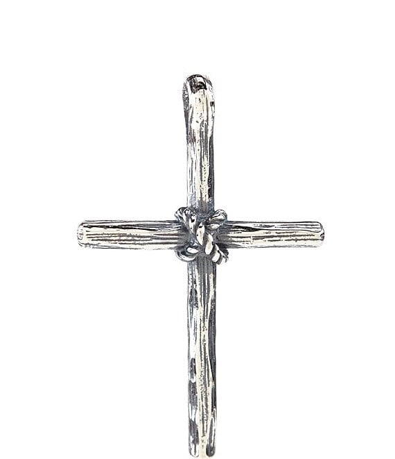 Color:Sterling Silver - Image 1 - The Old Rugged Cross Pendant