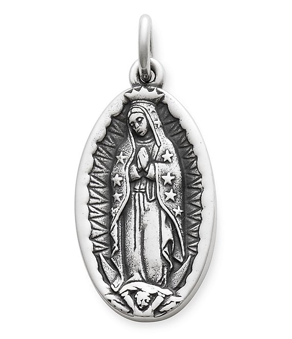 Color:Sterling Silver - Image 1 - Virgin Of Guadalupe Charm