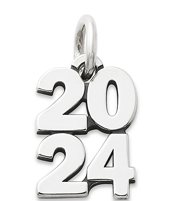 James Avery Year 2024 Charm - Sterling Silver