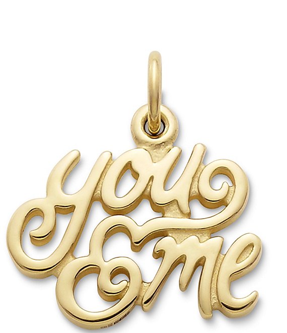 Color:Gold - Image 1 - You & Me Charm