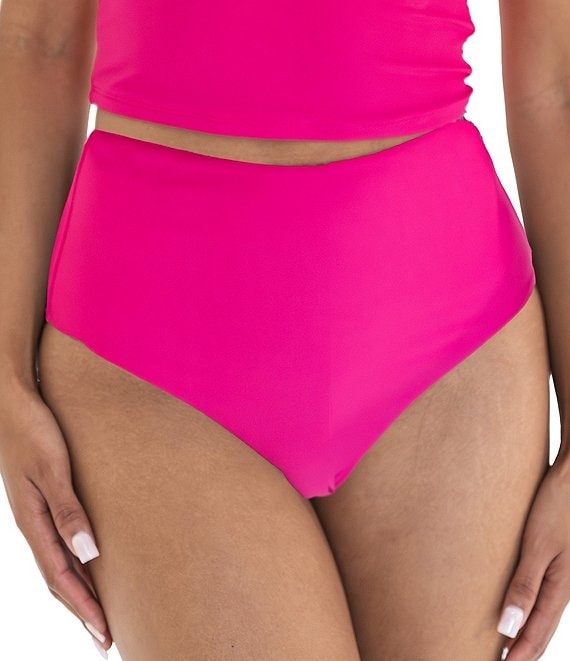 Janela Bay High Waist Pull-On Swim Bottom