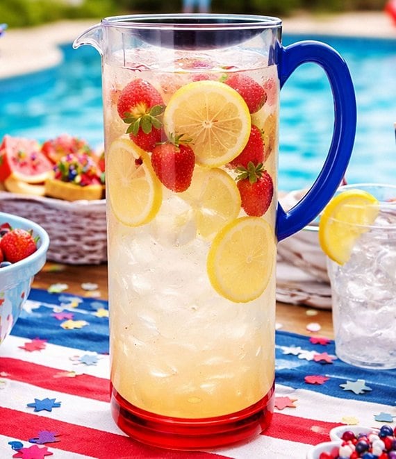 Jeanne Fitz Tootles Americana Acrylic Pitcher