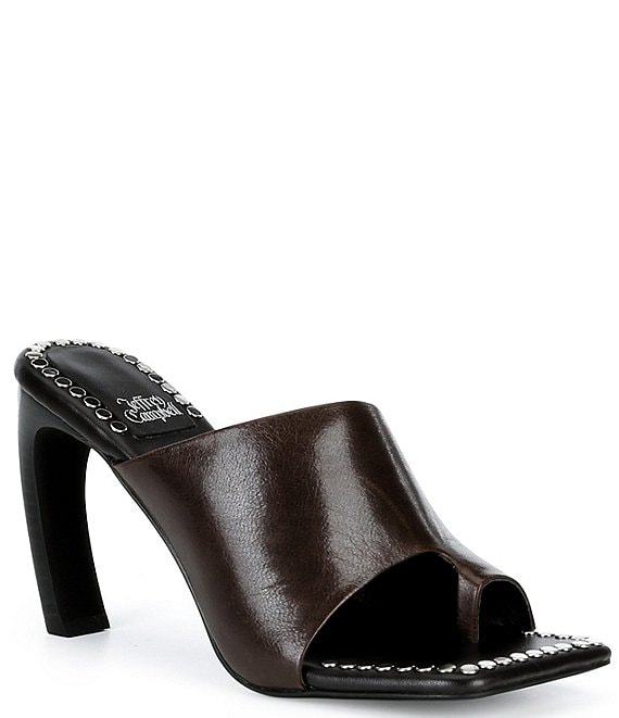 Jeffrey Campbell Alloc-ST Slide Studded Heeled Mules