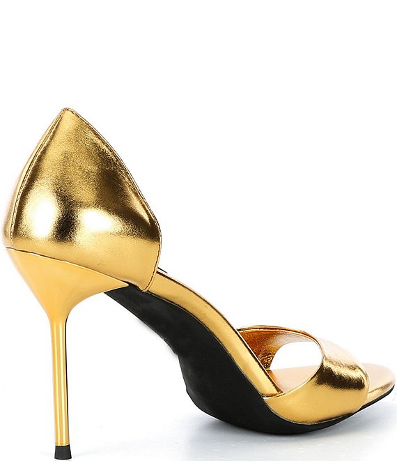 Jeffrey Campbell Cheat-Code Metallic Leather Dress Sandals | Dillard's
