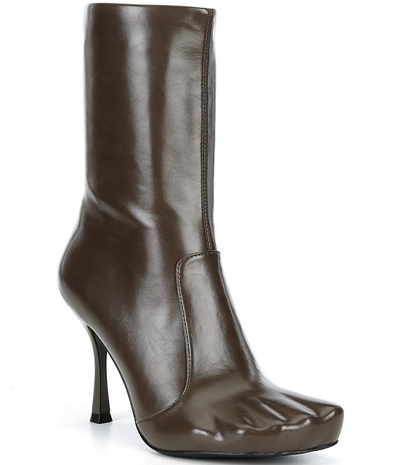 Jeffrey Campbell Visionary Toe Mid Calf Boots