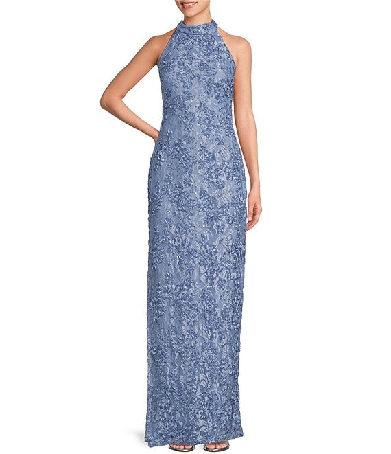 Jessica howard sleeveless evening gown online