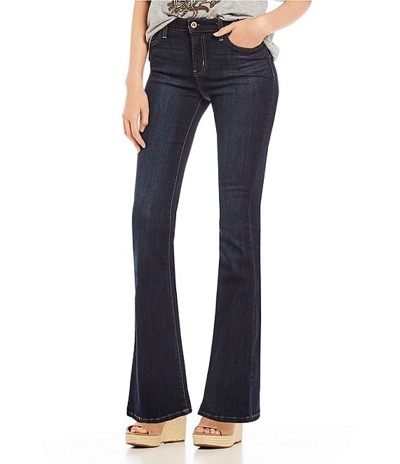 Color:Flawless - Image 1 - Adored High Rise Flare Jeans