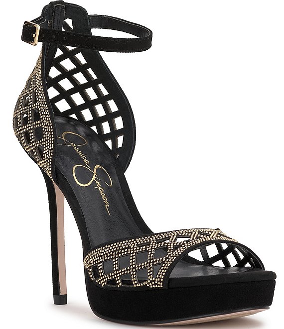 Jessica Simpson Herora Stud Embellished Platform Dress Sandals | Dillard's