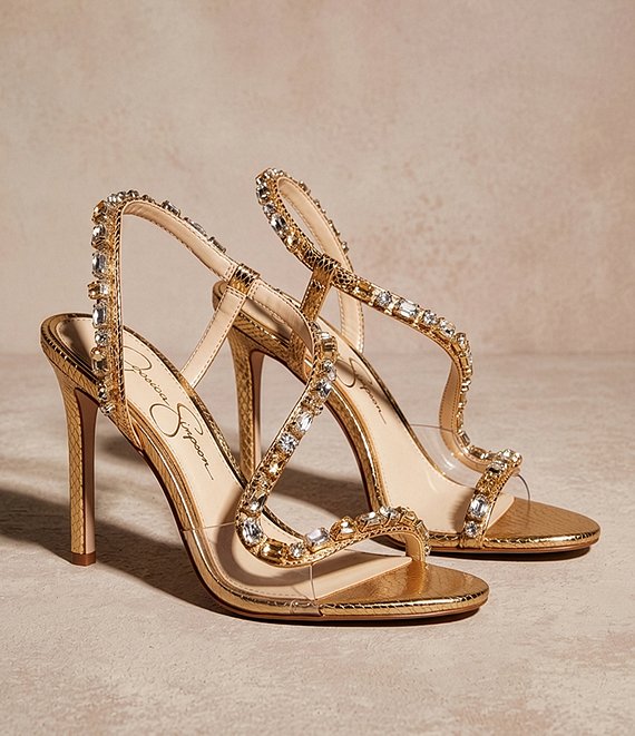 未使用◆美品バカラ　箱付き「ロザス（Rosace）」ダブルソルト　ジャム Jessica Simpson Jaycin Metallic Embossed Jewel Embellished