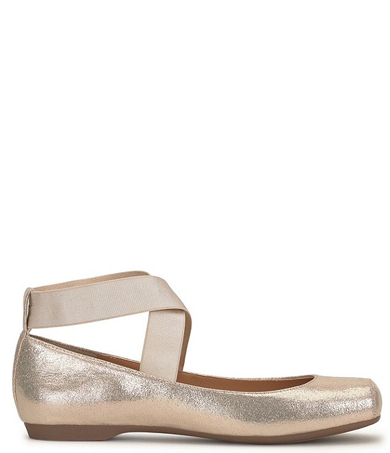 Red Ballet Jessica Simpson Mandalay Jessica Simpson Mandalaye Metallic Square-Toe Ballet Flats Dillard's