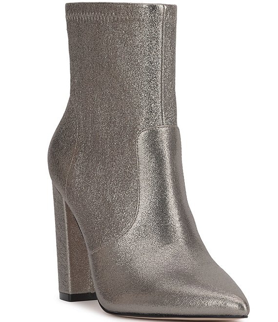 Jessica simpson silver glitter boots best sale