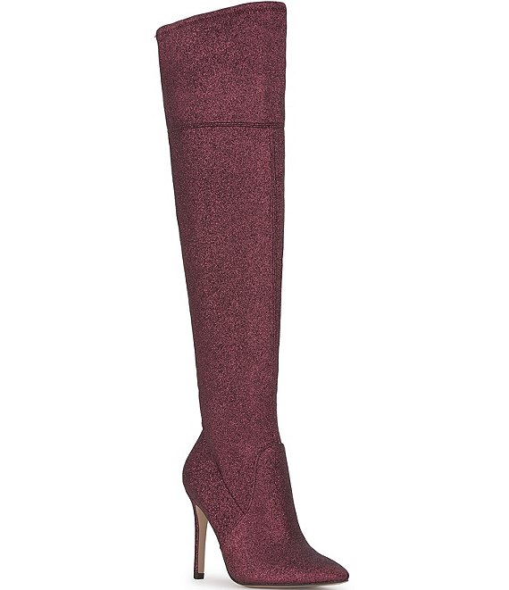 Jessica Simpson Ponseta Glitter Over the Knee Boots