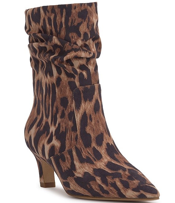 Dillards leopard booties online