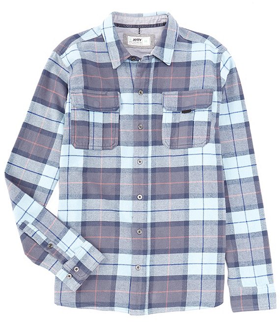 JETTY Arbor Flannel Long Sleeve Woven Shirt | Dillard's