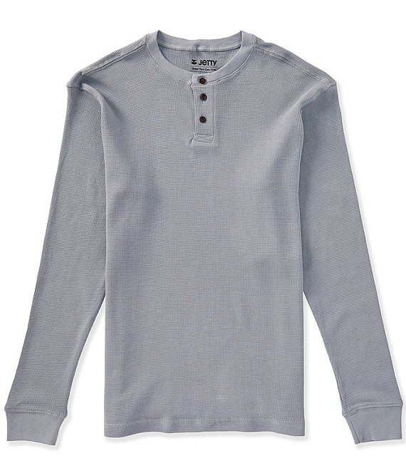 JETTY Seabed Waffle Henley Shirt
